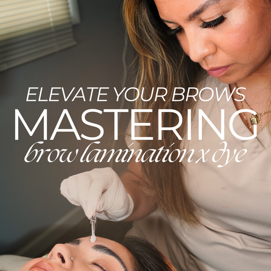 ELEVATE YOUR BROWS: Mastering Brow Lamination x Dye