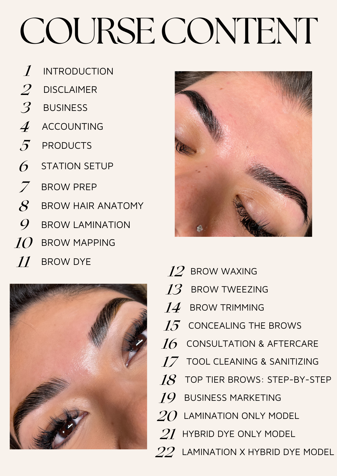 ELEVATE YOUR BROWS: Mastering Brow Lamination x Dye